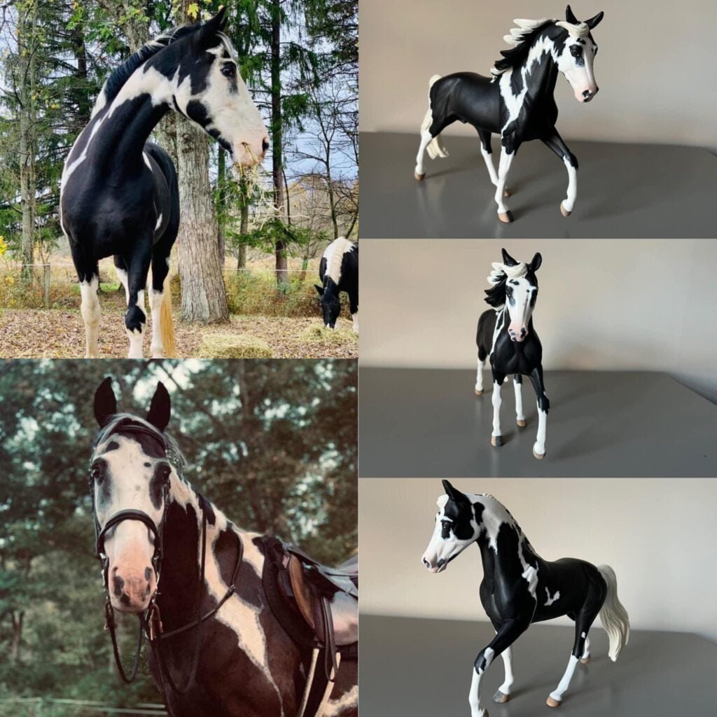 Michelle's Custom Keepsakes creates portrait Breyer models for horse owners.