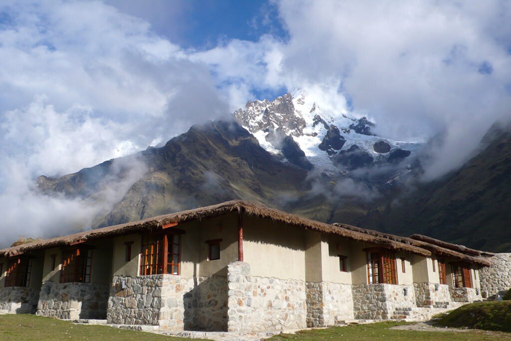 Remote lodging for equestrians in Peru.