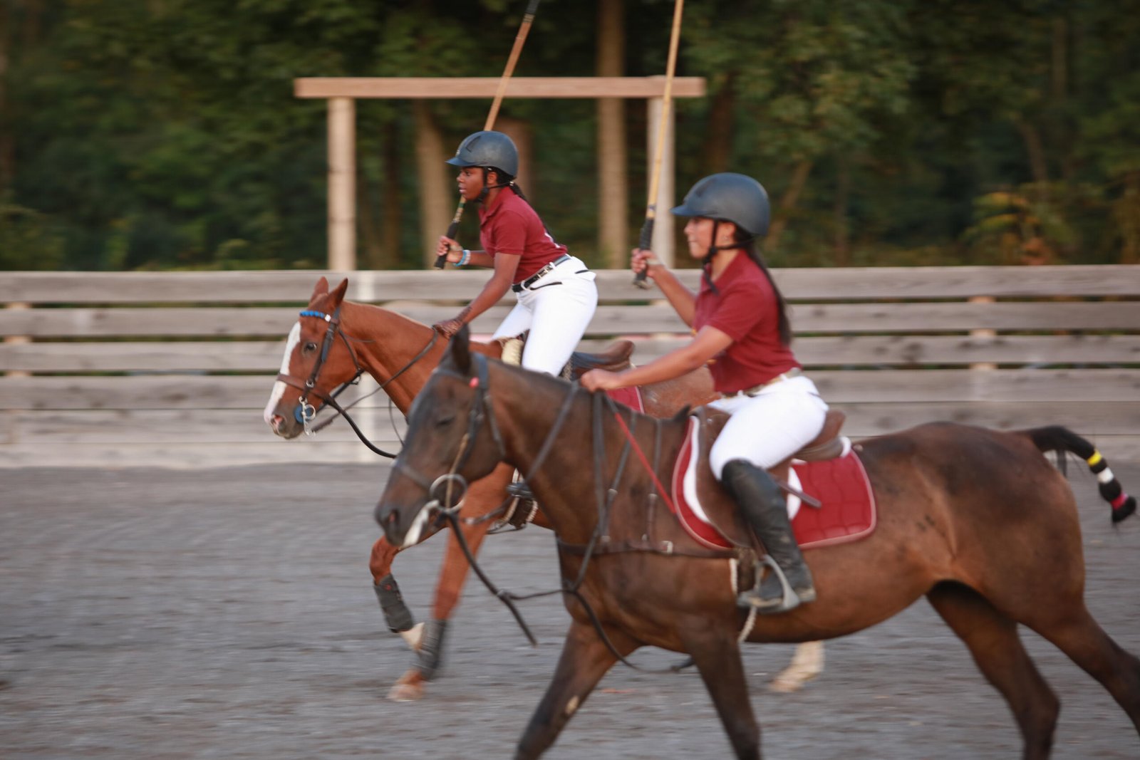 Riders with Great Strides Equestrian Foundation play polo